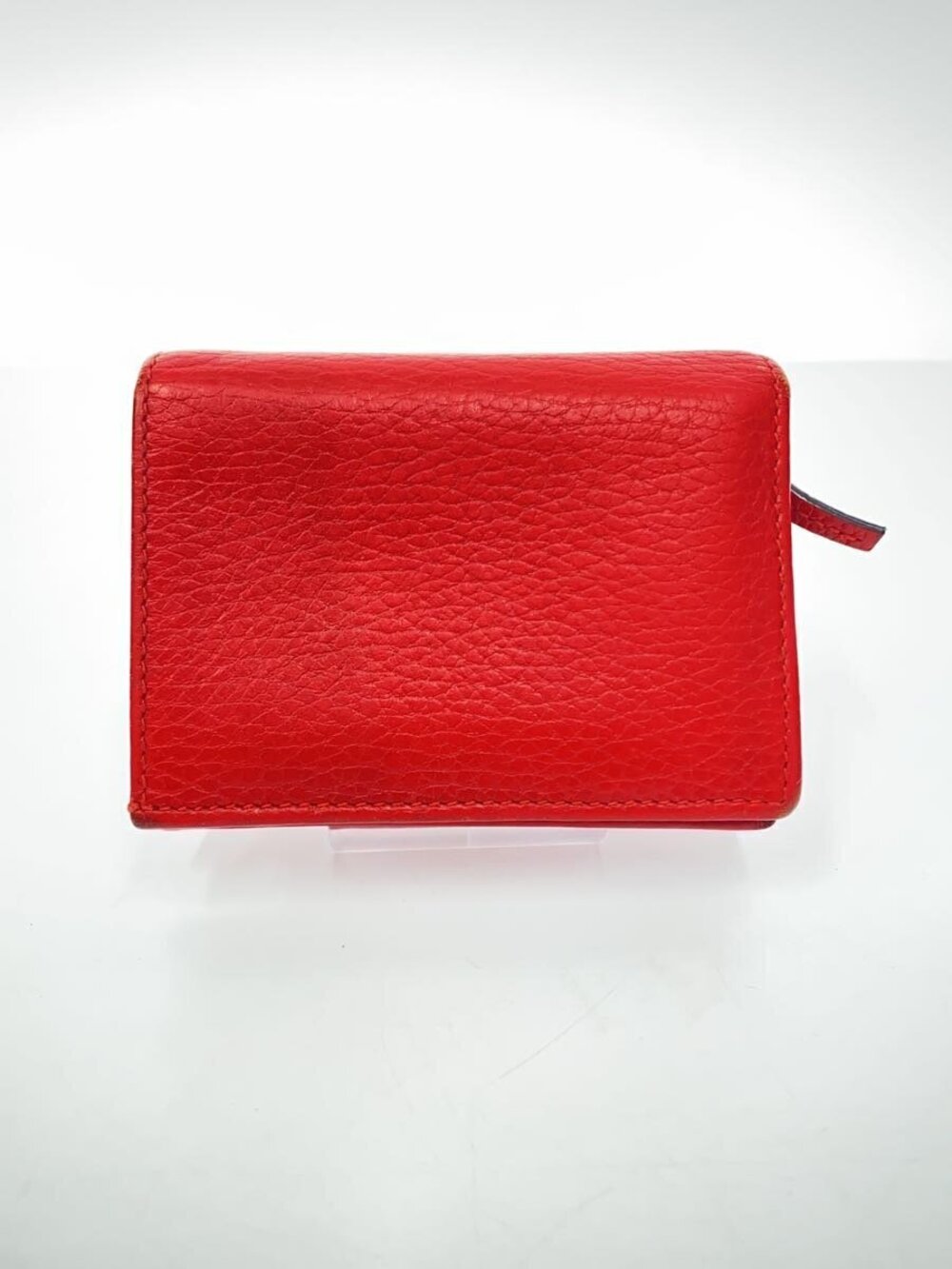 Gucci Bi fold Wallet GG Marmont Leather RED